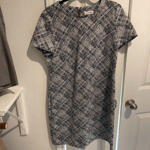 Calvin Klein Work Dress - Black & White
